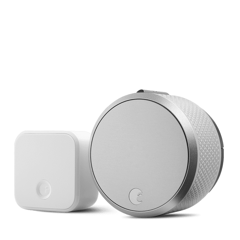 August Smart Lock Pro + Connect Silver